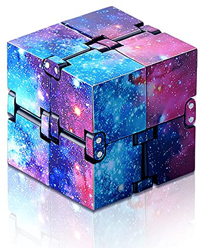 Magie Unendlichkeit Würfel Mini Zappelblöcke Schreibtisch Spielzeug Sensorisches Spielzeug Stressabbau Werkzeug Spiel Zubehör für ADHS Austism