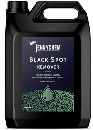 Black Spot Remover 5 L – Industrial Patio & Stone Cleaner | Lichen, Algae & Black Spot Killer for Driveways, Decking & Natural Stone | Easy Dilute Formula