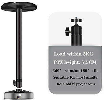 Projector Mount Universal Ceiling Projector Mount Bracket with Adjustable Height and Extendable Arms Rotating Swivel Mount for Home and Office Projector