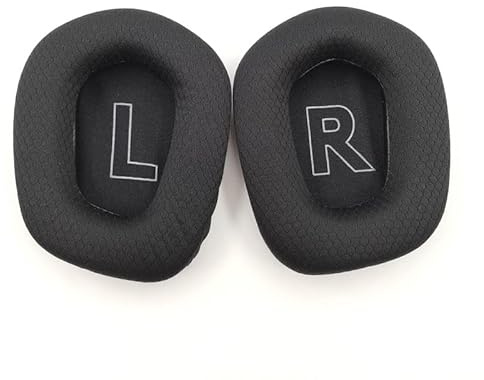 Headphones Ear Pads Cushion Foam Cover Replacement Compatible for Logitech G733 G335, Headsets Soft Sponge Foam Earpads Earmuffs Ear Cups Cushions Covers (Black)