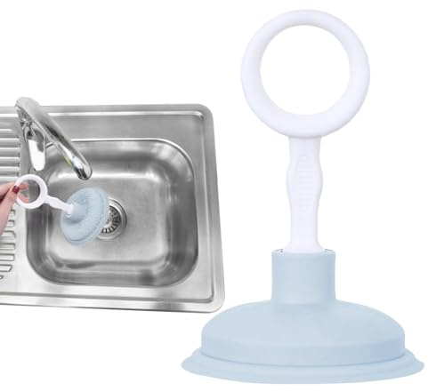 Salyeeluly Waschbecken-Saugglocke | Leistungsstarker Wannenkolben, kleines Werkzeug zum Entfernen von Verstopfungen für Waschbecken, zum Entfernen von Verstopfungen für Badezimmer-Abflüsse, Dusche