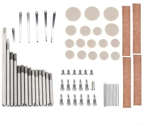 Klarinetten-Reparaturteile, Reparaturset, Schrauben, Klarinettenfeder-Set, DIY-Werkzeug, Ersatzteile