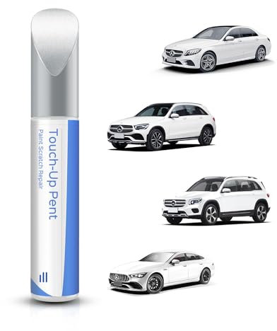 149/9149 Polar White Touch Up Colour - Compatible with Mercedes-Benz A/C/E/G/M/GL/GLA/20-21 GLB/GLC/GLE/GLK/CLA/CLS/SL/SLK/AMG GT Series - Touch Up Scratches and Chip