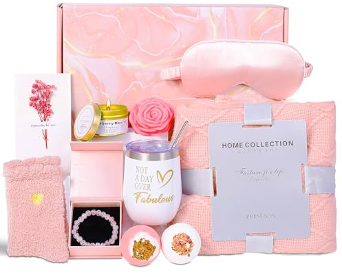 Wind in Hand Gifts for Women: Birthday Gifts for Women Mom Sister Wife Best Friend Teacher Coworker- Relaxing Spa Gift Basket Christmas Valentine's Day Mother's Day Gifts