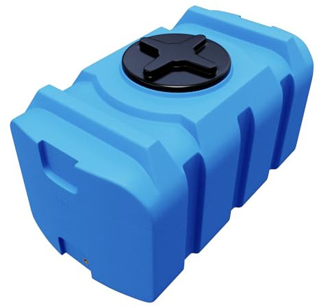 Varile Réservoir d'eau Potable Neo de 300 l, sans BPA, Filetage en Laiton 3/4 intégré, fabriqué en UE, adapté à Un Usage Alimentaire (Bleu)