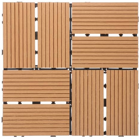 ANDRESLAD Losas Entrelazadas Para Pisos De Terraza Baldosas Para Jardín Baldosas Decorativas Para Patio Terraza Porche Patio