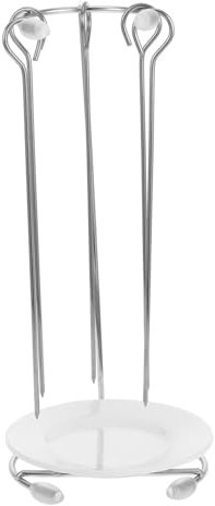 KONTONTY Accessori Per Barbecue in Acciaio Inox Supporto Per Spiedini Griglia Per Arrosti Set Versatile Per Spiedini Gancio Per Kebab Accessori Barbecue