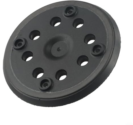 Sanding Pad 125mm 8 Holes, Black 5 Inches for Bosch Eccentric Sander PEX 270 A and PEX 270 AE, Orbital Sander Discs Round Polishing Wheel, Strong Stickness High-Density Hook