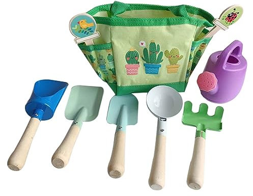Toddmomy Spielzeug Gartenwerkzeug Set Für Junge Mädchen Outdoor Pflanzenset Junge Mädchen Gartenspielzeug Gartengeräte-Set Für Kleine Gärtner