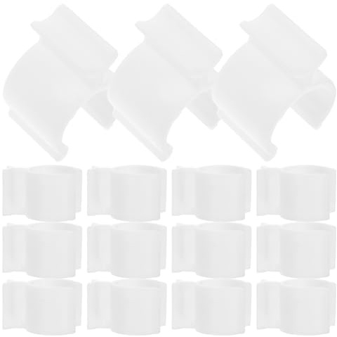 BESTYASH 30pcs Leakproof Cosmetic Dispenser Pump Collar Clip Plastic Pp Lotion Bottle Clip Lock for Cleansing Oil and Shampoo Bottle Accessories