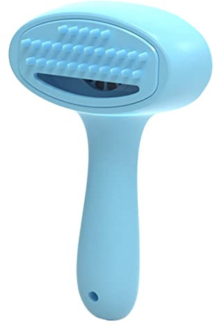 BAZEITFLOW Electric Pet Hair Remover Brush Cordless Portable Hair Cleaner for Dogs and Cats Sky-blue Household Fur Removal Tool for Shedding Grooming
