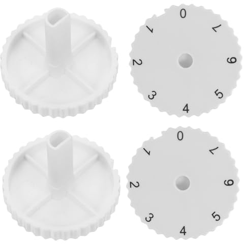 Toyvian Lot De 4 Boutons De Thermostat De Réfrigérateur Bouton De Contrôle De La Température Du Réfrigérateur Remplacement Pour -Congélateur 7 Positions Réglables Contrôle Précis