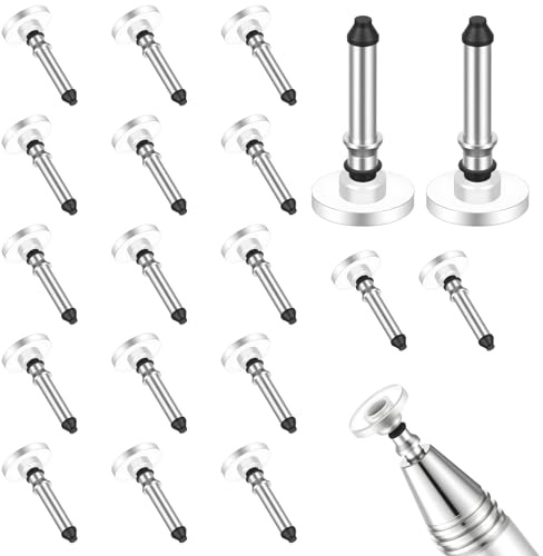 24 Stück Nur Ersatzspitzen für Eingabestift,weiße universelle Stylus-Spitzen,Universalspitzen, kompatibel mit kapazitivem Touchscreen,Ersatzspitzen für Eingabestifte