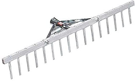 ROMULUS 10704 Alu-Rechen, 16 Zinken, Arbeitsbreite 62 cm, ohne Stiel