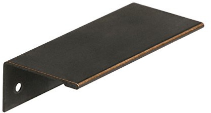 Amerock | Cabinet Pull | Oil Rubbed Bronze | 3 inch (76 mm) Center to Center | Edge Pull | 1 Pack | Drawer Pull | Drawer Handle | Cabinet Hardware