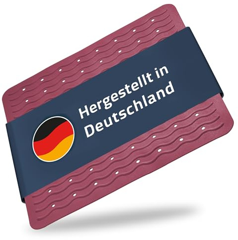 RIDDER – Duscheinlage Playa ca. 54x54cm, lila, 100% TPE | Made in Germany Duschmatte aus hautfreundlichem TPE. Maschinenfeste Antirutschmatte mit Saugnäpfen & Ablauföffnungen
