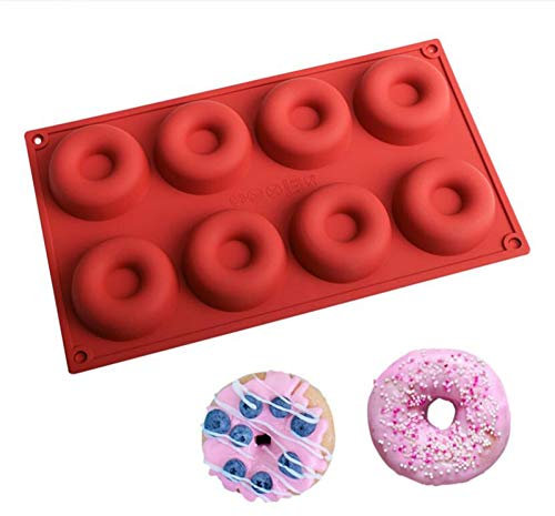 JLZK food grade silicone doughnut chocolate mold Silicone Donut mold Maker Cake Maker mould Desserts baking tools