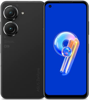 ASUS Zenfone 9, Qualcomm Snapdragon 8+ Gen1, SM8475, 5,9 FHD+ 2400x1080, 8GB RAM, 128GB di archiviazione, Android 13, fotocamera posteriore 50MP + fotocamera frontale 12MP, 4300mAh, Dual Sim, nero,