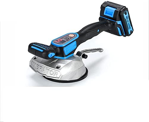 Fliesen-Vibrationswerkzeug, Digitalanzeige, Akku mit großer Kapazität for Fliesenleger, der Saugnapf-Vibrator nivelliert (Size : One charge and one charge)