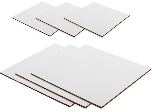 SEWACC 6stücke Malplatten aus Leinwand Leere Künstler-leinwand zum Malen Große Zeichenplatte für Ölmalerei und DIY-projekte Praktisch und Langlebig