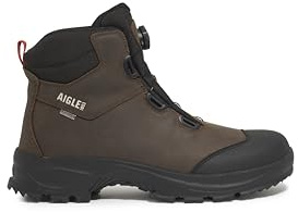 Aigle Homme LAFORSE NO Lace Zapato de Senderismo, Dark Brown, 44 EU, marrón Oscuro, 44 EU
