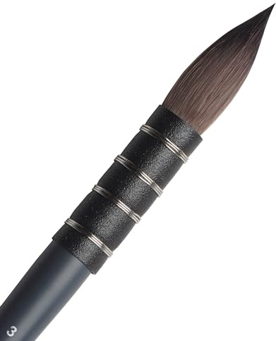 Winsor & Newton 5011503 Professionell syntetisk borste akvarell syntetisk ekorre nr.3