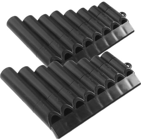 VICASKY 2-teiliges Blockflöten-instrumentenset Für Kinder 8-Loch-panflöte Zur Entwicklung Musikalischer Fähigkeiten