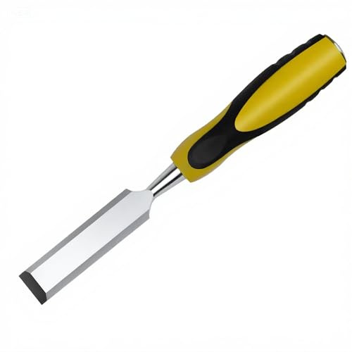 BJDSI 1 Wide Blade Wood Chisel,Extended Length,Sharp,High Hardness,Monolithic Construction.