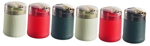 Ciieeo Palillero De Bolsillo 2 Juegos Envase De Moldadientes Organizador De Palillos De Dispensador De Algodón Palillero Automatico Palillero Decorativo Soporte para Palillos De Escritorio 3 Piezas *