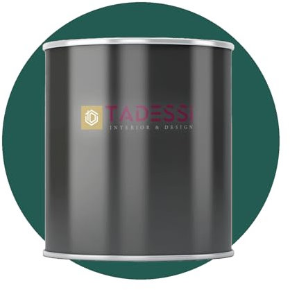 TADESSI Wall Select Wandfarbe Grün - Moosgrün - abwaschbare Innenfarbe matt - Dispersionsfarbe - Geruchsarm und Lösemittelfrei - 1 Liter Gebinde