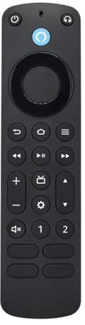 Alexa Fire TV Pro G25N8L Sprachfernbedienung mit Hintergrundbeleuchtung für Amazon Fire TV Cube und Fire TV Stick der 2. und 3. Generation.