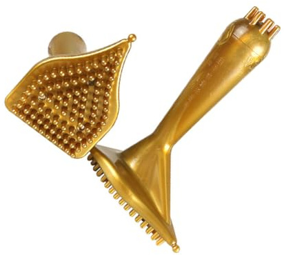 PACKOVE Rückenmassagekamm für Frauen 2 Stück Pvc mit Glatten Kanten und Tragbarem Design Kreativer Kamm für Traditionelle Massage und Entspannende Wellnessanwendungen