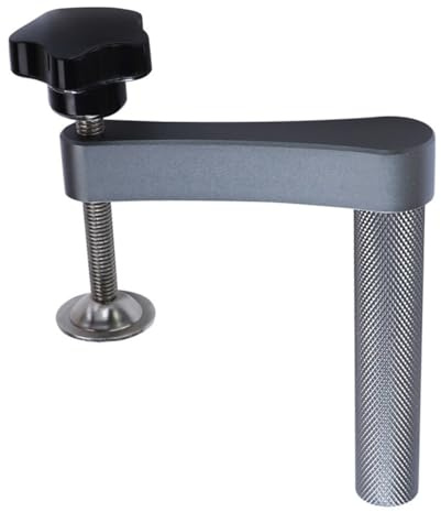 Abrazadera de perro para banco de carpintería de 3/4 pulgadas de sujeción rápida con cuerpo de aleación de aluminio y placa de presión grande para sujetar materiales de menos de 70 mm de grosor