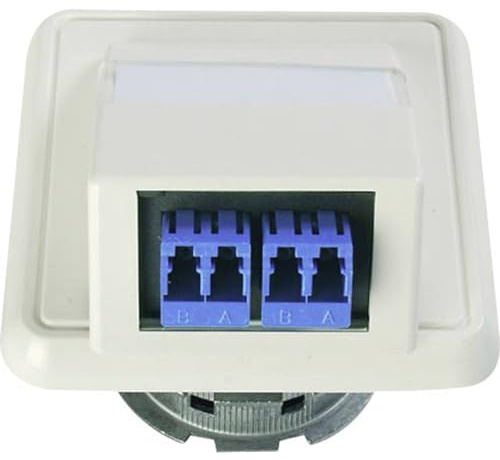 TELEGÄRTNER H02051C0534 LWL-Dose Alpinweiß