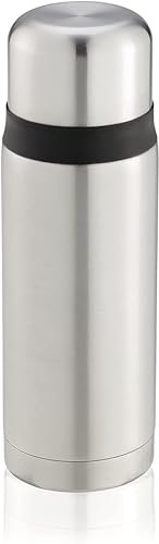 Leifheit Termo Coco (0,75 L), Termo para café 100% hermético con Recipiente Aislante de Acero de Doble Pared, Botella térmica con Tapa Que Puede usarse como Vaso.