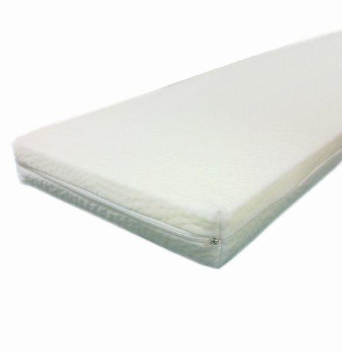 Didop – ca 140 cm x 200 cm x 5 cm – viskoelastisk madrassöverdrag, Visco-tillbehör, med överdrag