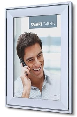 Klapprahmen Design A4 Rahmen Alu Plakatrahmen Klapprahmen COMPASSO DIN A4