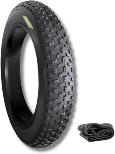 EBB26FBE COPERTONE 26 X 4.0 (100-559) + CAMERA D’ARIA RUOTA COPERTONE 26” BICI ELETTRICA E-BIKE FAT BIKE