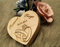(10 motifs au choix) Clé USB 2.0 32 Go en bois avec gravure personnalisée Cœur Amour Mariage Texte souhaité Gravure Flash Drive (érable)