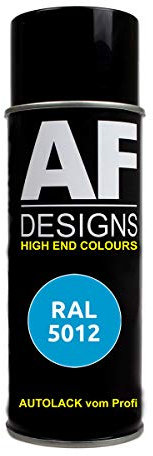 Alex Flittner Designs RAL Lackspray Autolack Sprühdose Spraydose RAL5012 LICHTBLAU matt
