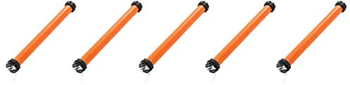 vidaXL 5X Moteurs Tubulaires Store Electrique à Rouleau Porte de Garage Volet Roulant Auvent Ecran Solaire Electromécanique Bureau Hôtel Villa 40 Nm
