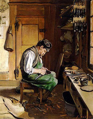 Ferdinand Hodler A3 02 Emporte-pièce à chaussures pour fenêtre