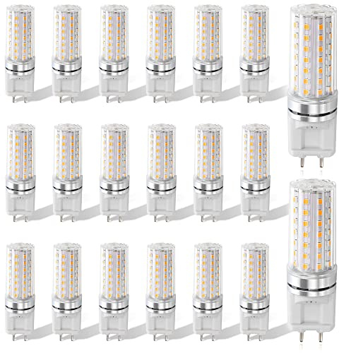 TPMAFF G12 LED Lampe,10W 1500LM,G12-Bi-Pin-Sockellampe,G12-Metallhalogenidlampe 100W Halogen-Ersatz,G12 LED Warmweiß3000K,Naturweiß4000K,Kaltweiß6000K,AC 85V-265V Nicht Dimmbar Glühlampe (20-Stück)