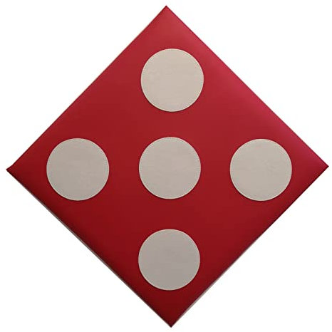 Self-Training Auxiliary Schwert Ziel Fechten Training Schwert Ziel Kann Die Wand Hängen Fechten Training Ausrüstung (Dicke : Red, Size : 38x38x2CM)