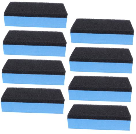LALADEFIEE 8pcs Car Wax Applicator Pad Crystal-Plated Sponge High Density Detailing Sponge for Car Paint Protection