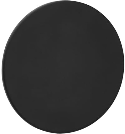SOTECH Blindrosette rund Ø 55 mm Edelstahl schwarz mit 3M-VHB-Klebepad | ohne Bohren montierbar Abdeckrosette für Schlösser in Möbel und Türen
