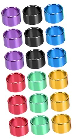 BESPORTBLE Anneaux de Pattes pour Pigeons Voyageurs Colorés en Aluminium, Légers et Solide, Taille Standard, Identification Volaille pour Pigeons, Canards et Poules Couleur Aléatoire