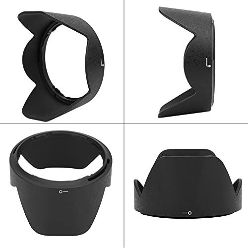 Akozon Paraluce con Attacco in Plastica Nera Hb N106 per Obiettivi Af P 18 55 Mm F 3 5 6G VR
