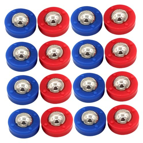 PRETYZOOM Accesorios para Tejo Juego de Mesa 20 Piezas Discos de Repuesto Azul y Rojo, Superficie Resistente, Equipo para Mini Juego de Tejo en Hogar, Clubes y Entretenimiento