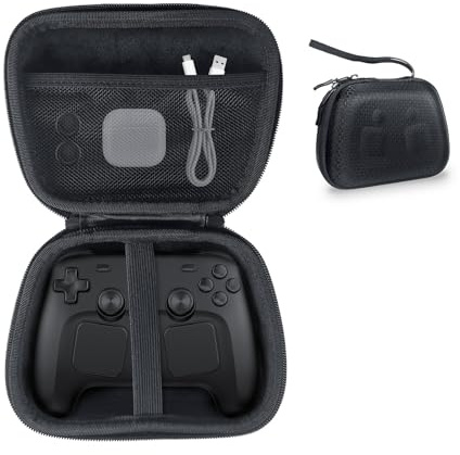 JDDWIN Universal Controller Case Compatible with Steam Controller 2026/PS5/Nintendo Switch/Xbox Series& More,Travel Storage Bag,Protective Cover Hard Carrying Case